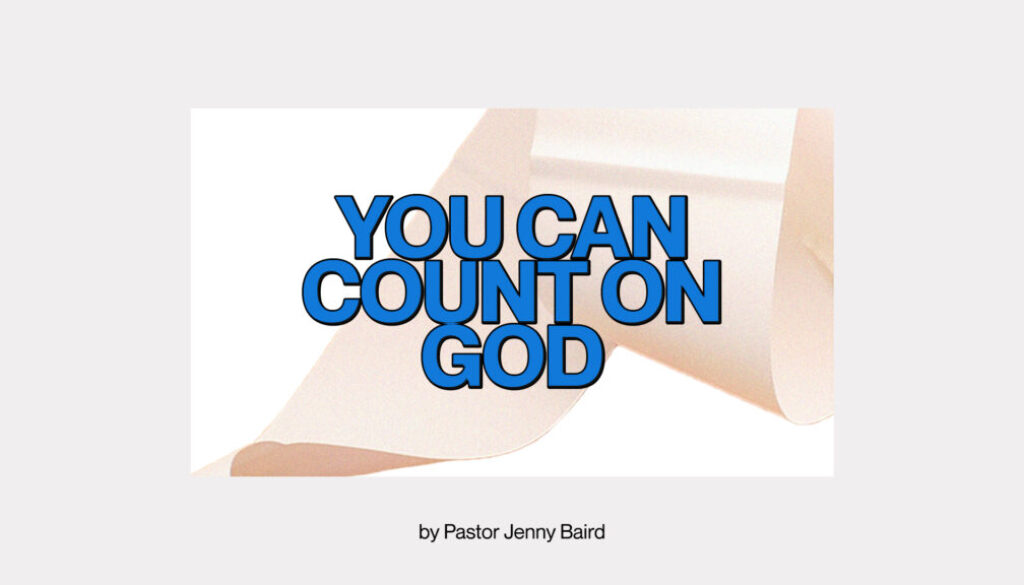 You Can Count on God